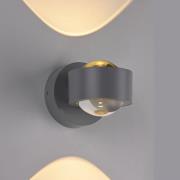 Schöner Wohnen LED-vegglampe Chia, sølv, 3000 K, opp/ned