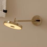 UMAGE LED-vegglampe Asteria LONG HW, polert messing, 45 cm