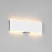 LED-akkubelysning Conchita, bredde 22 cm, hvit, metall, CCT