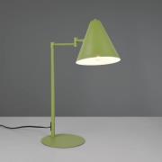 Bordlampe Cosima, grønn, høyde 50 cm, metall