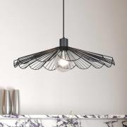 Pendellampe Margarita, Ø 50 cm, svart, E27, metall