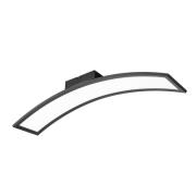 LED-taklampe Sigma, svart, 3000 K, 2600 lm, metall