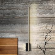 LED-vegglampe Stick, høyde 80 cm, svart, metall