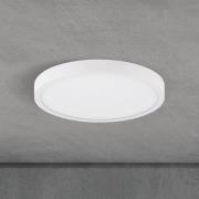 LED-taklampe Disc, hvit Ø 24 cm, CCT, metall/plast
