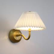 LED-akkubelysning DANISH, utstikk 25 cm, gullfarget metall