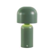 LED-bordlampe Niko, olivengrønn Høyde 26 cm, metall dimbar