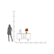 KARE bordlampe Animal Hedgehog Family, gull/brun, E27