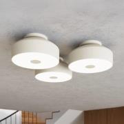 Taklampe CLARO, beige, Ø 30 cm, metall, 4 x E27