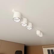 Taklampe Nano, hvit, 5 lyskilder, metall