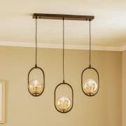 Hengelampe AV-4275-3Y-BSY bjelkeformet, 3 lyskilder