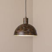 Hengelampe Kure, svartbrun, metall, Ø 30 cm, E27