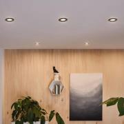 Paulmann innbyggingslampe Nova Plus svart Ø 9 cm GU5.3/GU10 IP65