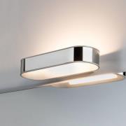 Paulmann LED-vegglampe Agena, krom 31 cm IP44 dimbar