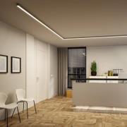 Paulmann LED-lyslist Linion, krom, 150 cm, 3000 K