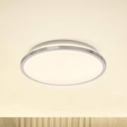 OSRAM LED-taklampe BATHROOM, krom, Ø 30 cm, IP44, CCT