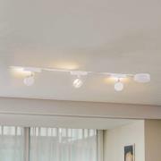 Skinnesystem 48V Lumaro, spotlights, 3 lyskilder, hvit, Ø 7,3 cm