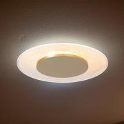 LED-taklampe Lido, gullfarget, Ø 28 cm