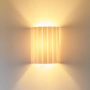 Vegglampe Aria, ecru, mikrofiber, E27