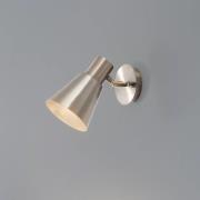 Vegglampe Kem, messing, metall, høyde 22 cm, E27