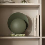 Globen Lighting bordlampe ORBIT, grønn, marmor, høyde 32 cm