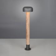 Veilampe FRASER, treutseende, høyde 85 cm, metall, IP54