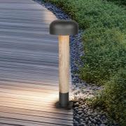 Veilampe FRASER, betongutseende, høyde 54 cm, metall, IP54