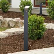 LED-sensor-veilampe PEARL Høyde 100 cm antrasitt Metall IP54