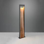 LED-gatelampe SALMON, treutseende, høyde 100 cm metall, IP44