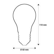 Segula LED Fire Flame Line E27 0,8W tradisjonell glødepære klar 1800K ...