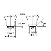 LED-pære SUPERIA RETRO, ES50 GU10 6 W 927 575 lm dimbar