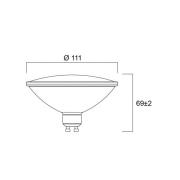 LED-pære RETRO, ES111, GU10 12 W 830 1150 lm dimbar 25°