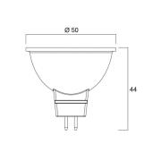 LED-pære SUPERIA RETRO GU5.3 MR16 6,1W 840 621lm dimbar