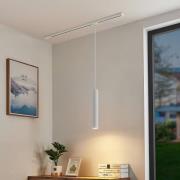 Lindby pendellampe Linaro, 40 cm, hvit, 1-fase, GU10