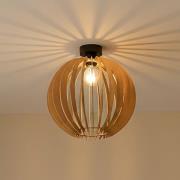 Taklampe Clay, Ø 23 cm, bjørkfinér, E27