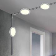 Skinne sett DUOline Camillus, titan, 3 m 6 lyskilder. LED 2-fase