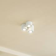 Lindby Downlight Jyla, 3 lyskilder, matt hvit, GX53