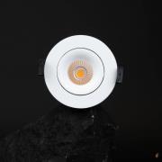 SLC OnePro LED innfelt downlight, hvit 3 000 K