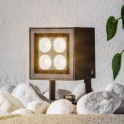 Spot med jordspyd Charlie med LED for utendørs bruk, IP65