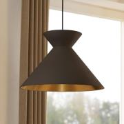 Pendellampe Nastasia cappuccino/messing 1-lampe
