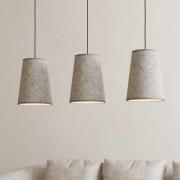 Pendellampe Alsager med tre filtskjermer