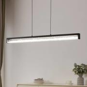 LED-hengelampe Cardito Tunable white 100cm svart