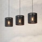 Manby hengelampe, lengde 90 cm, svart, 3 lyskilder, stål