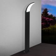 LED-gatelampe Fiumicino i buet form