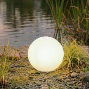 Lindby utelampe Valyra, Ø 30 cm, IP54, jordspyd