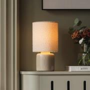 Globen Lighting bordlampe Florian, hvit/beige, høyde 39 cm