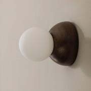 Globen Lighting vegglampe Torrano, brun, Ø 13 cm, IP44