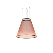 Vibia LED-hengelampe ARRAY rødbrun 107x124cm Konus 927 dimbar