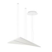 Vibia LED-hengelampe RHYTHM, hvit, 141 x 47 cm 927 dimbar