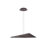 Vibia LED-hengelampe RHYTHM, gråbrun, 87 x 63 cm 927 dimbar