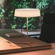 Vibia LED-bordlampe DAMA, beige, høyde 61 cm Papir/metall